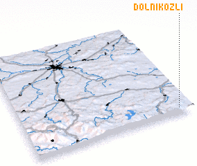 3d view of Dolní Kožlí