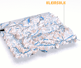 3d view of Kleinsölk