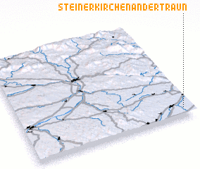 3d view of Steinerkirchen an der Traun