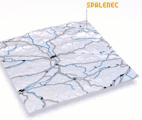 3d view of Spálenec