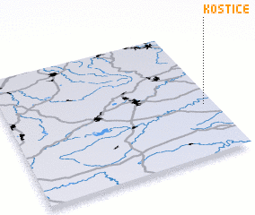 3d view of Koštice