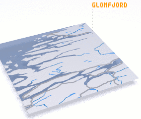 3d view of Glomfjord