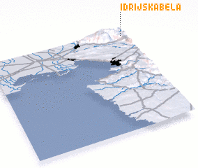 3d view of Idrijska Bela