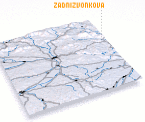 3d view of Zadní Zvonková