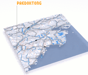 3d view of Paedŏk-tong