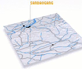3d view of Sandaogang