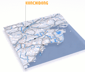 3d view of Kŏnch\