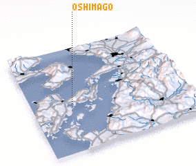 3d view of Ō-shimago