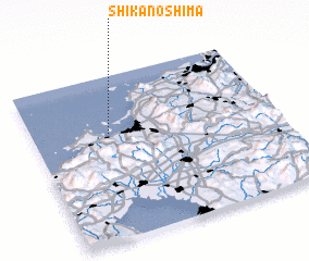 3d view of Shikanoshima