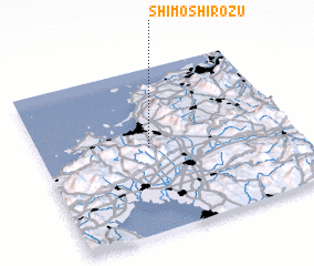 3d view of Shimo-shirōzu