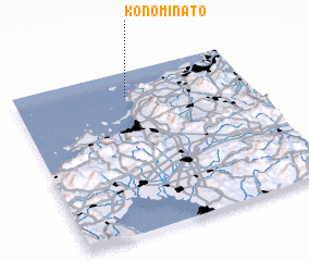 3d view of Kōnominato