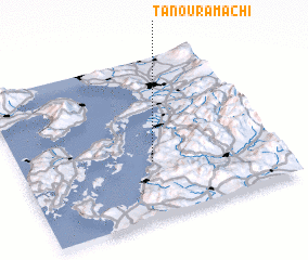 3d view of Tanouramachi