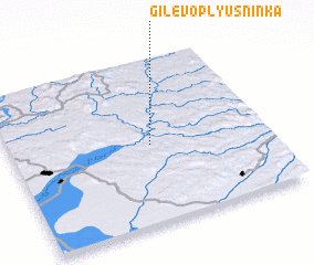 3d view of Gilevo-Plyusninka