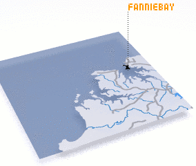 3d view of Fannie Bay