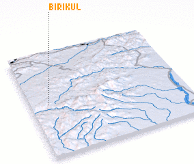 3d view of Birikul\