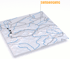 3d view of Sandaogang