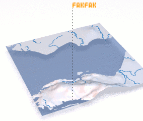 3d view of Fakfak