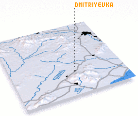 3d view of Dmitriyevka