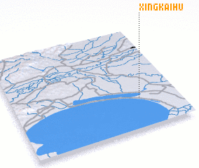 3d view of Xingkaihu