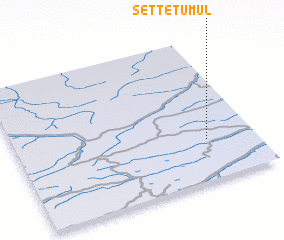 3d view of Sette-Tumul