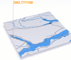 3d view of Zhëltyy Yar