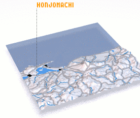 3d view of Honjōmachi