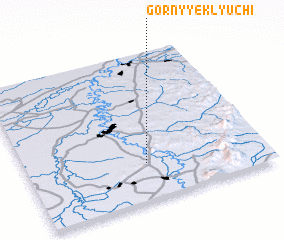 3d view of Gornyye Klyuchi