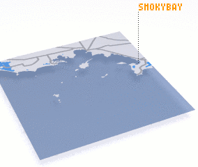 3d view of Smoky Bay