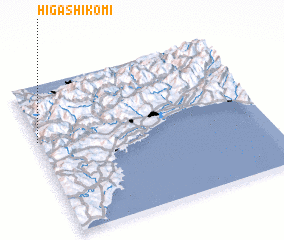 3d view of Higashi-komi