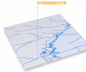 3d view of Kyrdagas-Syyr