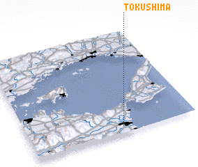 3d view of Tokushima