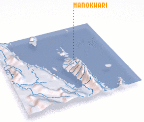 3d view of Manokwari