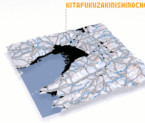 3d view of Kitafukuzaki-nishinochō