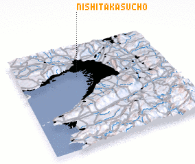 3d view of Nishi-takasuchō