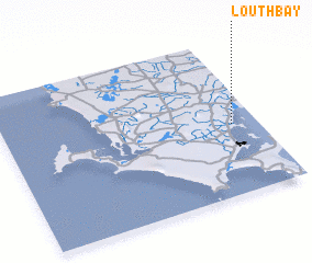 3d view of Louth Bay