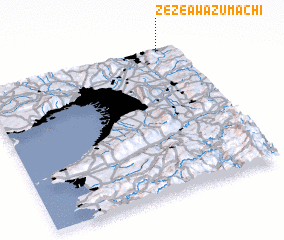 3d view of Zeze-Awazumachi