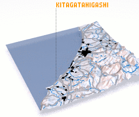 3d view of Kitagata-higashi