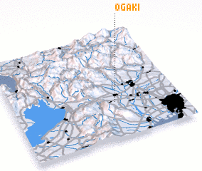 3d view of Ōgaki