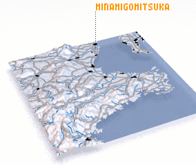 3d view of Minami-gomitsuka