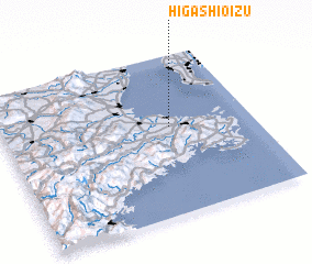 3d view of Higashi-oizu