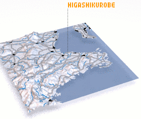 3d view of Higashi-kurobe