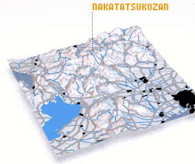 3d view of Nakatatsukōzan