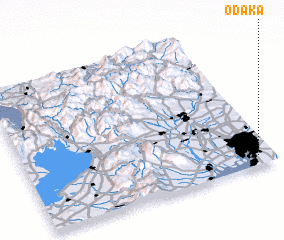 3d view of Ōdaka