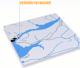 3d view of Verkhnyaya Ekan\