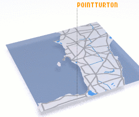 3d view of Point Turton