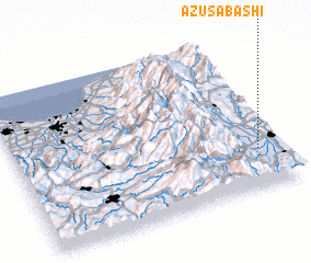 3d view of Azusabashi