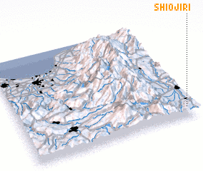 3d view of Shiojiri