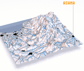 3d view of Asama