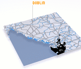 3d view of Dublin