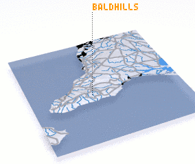 3d view of Bald Hills